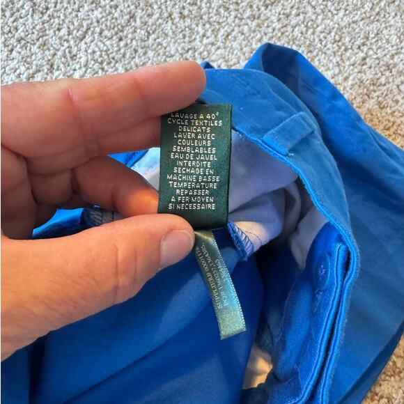 LAUREN, RALPH LAUREN WOMENS shorts, size 16 W, Blue - Picture 7 of 7